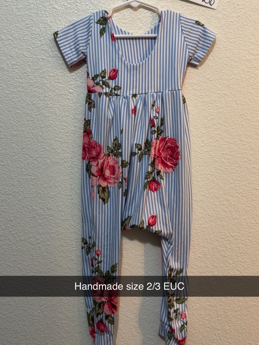 Alleycat handmade romper size toddler 2/3 EUC - Picture 2 of 2